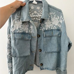 Embroidered Denim Jacket